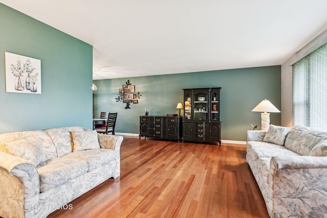 403 E Amherst St, Palatine, IL 60074 - living room with baseboards and wood finished floors