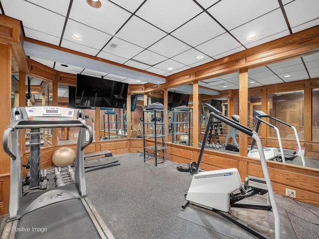 14320 Claridge Ct, Orland Park, IL 60462 - exercise area featuring visible vents