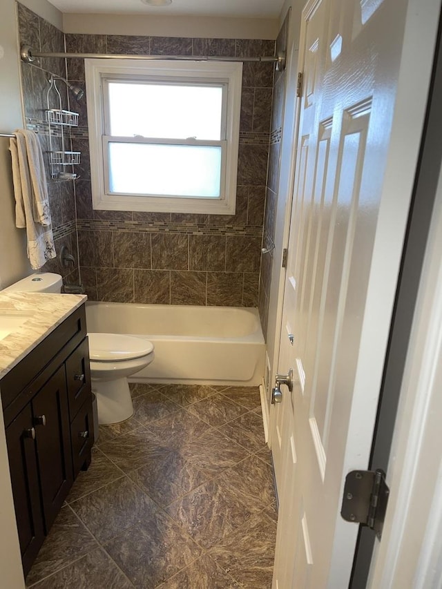 17005 Elm Dr, Hazel Crest, IL 60429 - bathroom with vanity and  shower combination