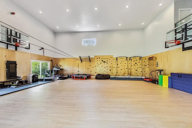 view of basketball court
