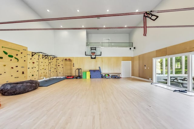 view of sport court