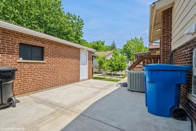 8518 S Avalon Ave, Chicago, IL 60619 - view of patio with central air condition unit