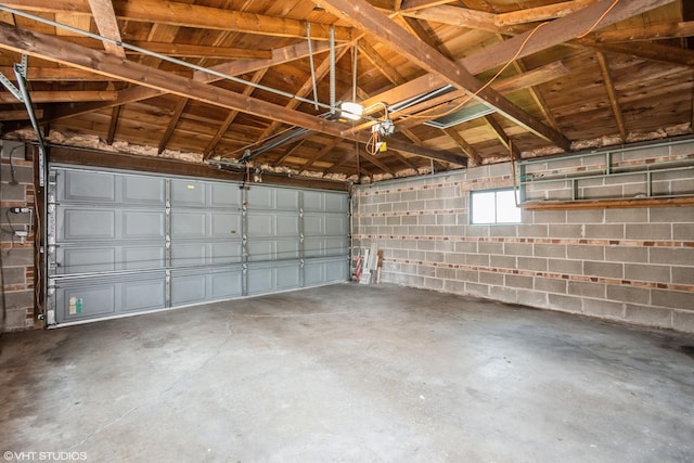 8518 S Avalon Ave, Chicago, IL 60619 - garage featuring concrete block wall