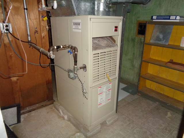 4603 Rose St, Schiller Park, IL 60176 - utility room with heating unit