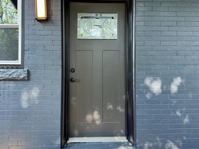 7042 S Eberhart Ave, Chicago, IL 60637 - property entrance featuring brick siding