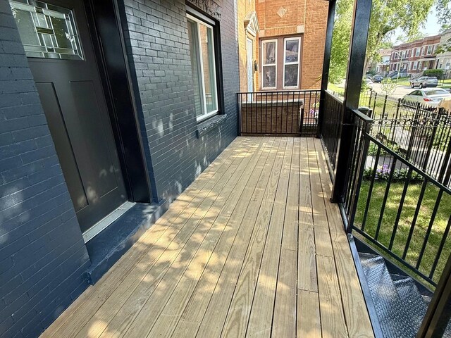 7042 S Eberhart Ave, Chicago, IL 60637 - view of wooden porch