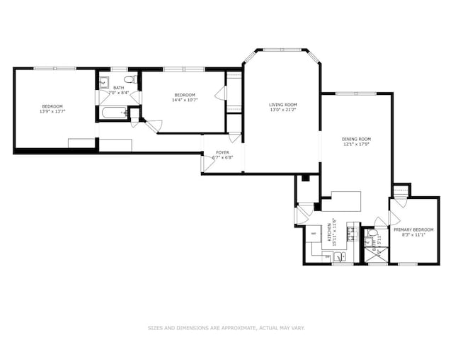 2335 N Commonwealth Ave Unit 2G, Chicago, IL 60614 - floor plan