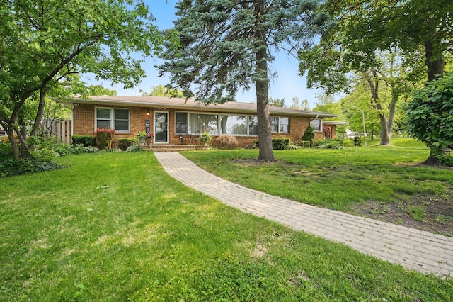353 E Butterfield Rd, Elmhurst, IL 60126 - single story home featuring brick siding and a front lawn