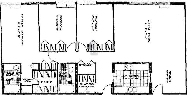 1115 S Plymouth Ct Unit 303, Chicago, IL 60605 - view of layout