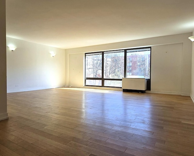 1115 S Plymouth Ct Unit 303, Chicago, IL 60605 - empty room featuring wood-type flooring and baseboards