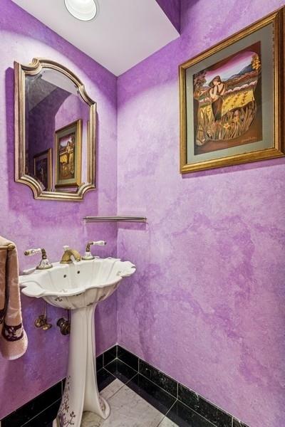 bathroom featuring tile patterned flooring
