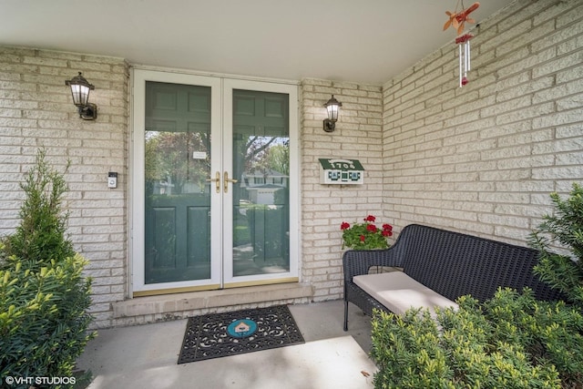1704 Executive Ln, Glenview, IL 60026 - entrance to property with french doors and brick siding