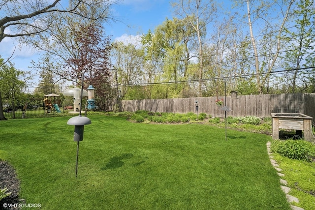 1704 Executive Ln, Glenview, IL 60026 - view of yard with a playground