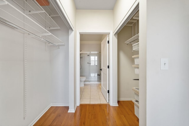 2543 Oneida Ln, Naperville, IL 60563 - spacious closet featuring wood finished floors