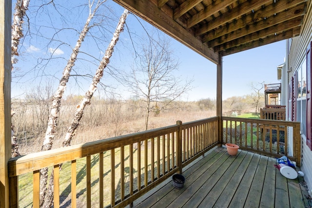 2543 Oneida Ln, Naperville, IL 60563 - view of wooden terrace