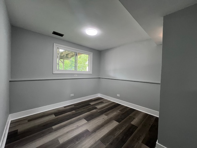 1170 Singleton Dr, Roselle, IL 60172 - spare room with baseboards and dark wood-style floors