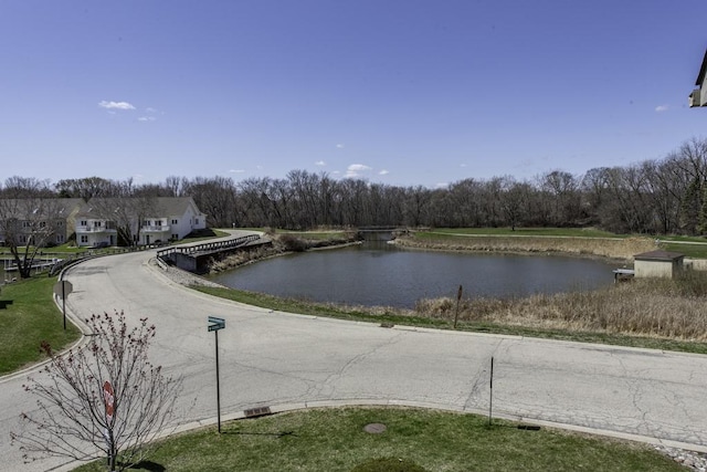 property view of water