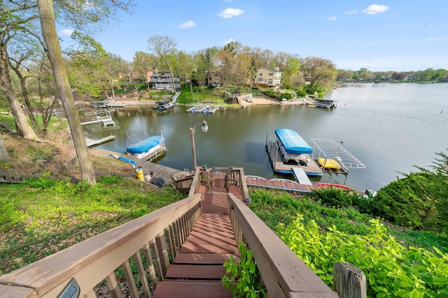 209 Oak Cv, Lake Holiday, IL 60552 - dock area featuring a water view