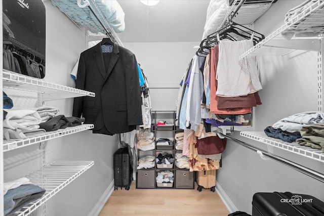 4425 Blackhawk Ln Unit 201, Lisle, IL 60532 - walk in closet featuring wood finished floors