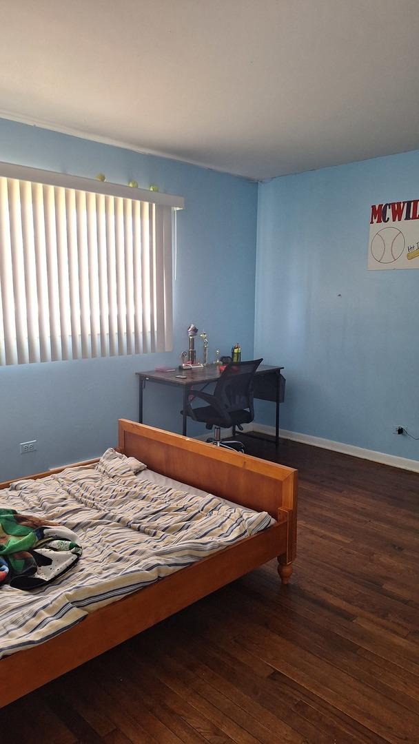 1344 Jeffery Dr, Homewood, IL 60430 - bedroom featuring wood-type flooring