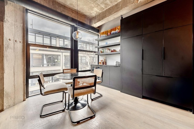1070 W 15th St Unit 302, Chicago, IL 60608 - dining room with light wood-style floors