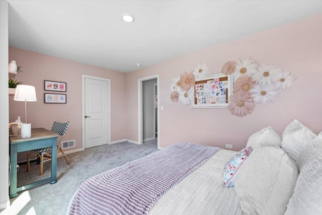 10340 Amos St, Huntley, IL 60142 - bedroom with carpet, visible vents, and baseboards
