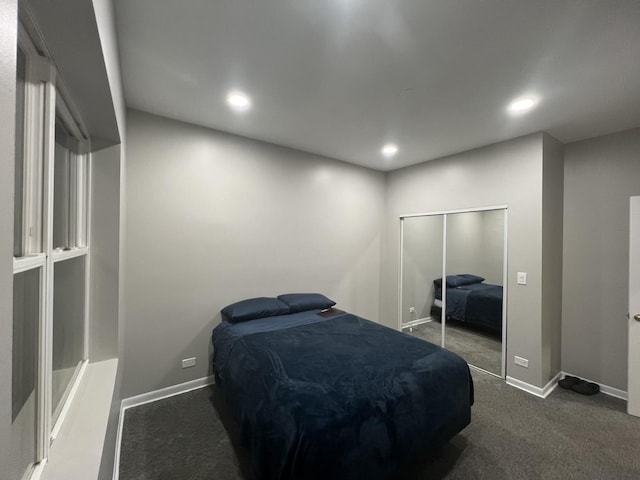 4909 N Avers Ave Unit 3, Chicago, IL 60625 - carpeted bedroom with baseboards, recessed lighting, and a closet