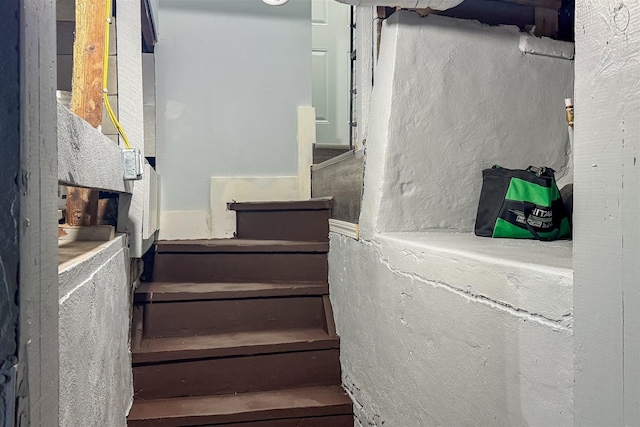view of stairs