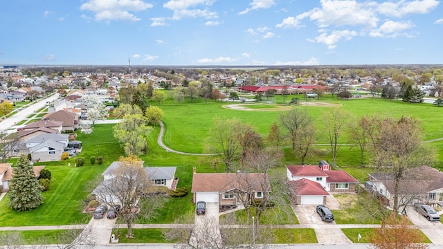 6226 Beechwood Rd, Matteson, IL 60443 - bird's eye view featuring a residential view