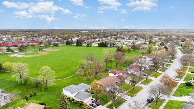 6226 Beechwood Rd, Matteson, IL 60443 - bird's eye view featuring a residential view