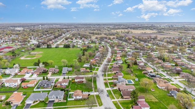 6226 Beechwood Rd, Matteson, IL 60443 - bird's eye view featuring a residential view