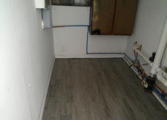 1507 Thornton Dr, Champaign, IL 61821 - unfurnished room with wood finished floors and baseboards