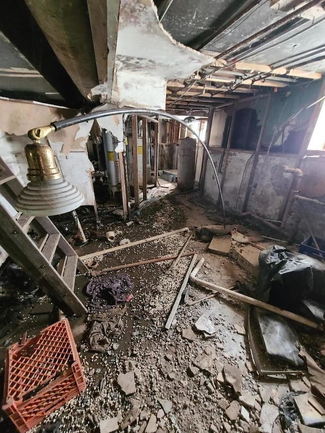 10452 S State St, Chicago, IL 60628 - miscellaneous room with water heater