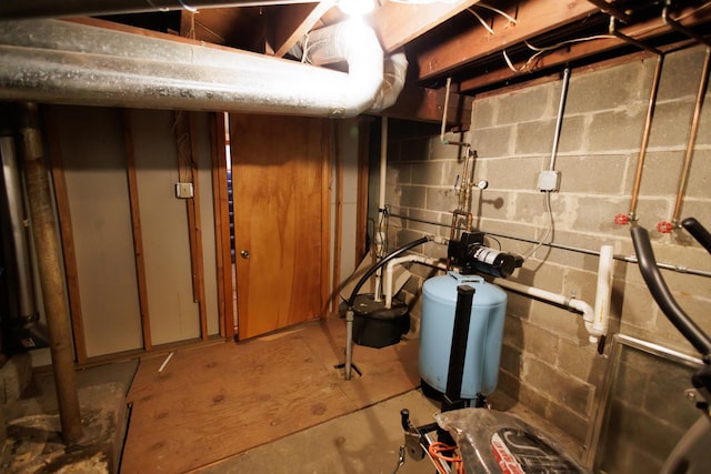 view of utility room