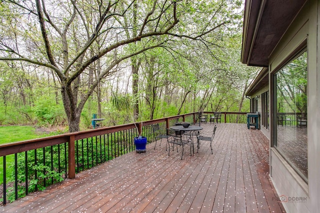 16737 W Cherrywood Ln, Wadsworth, IL 60083 - view of wooden terrace