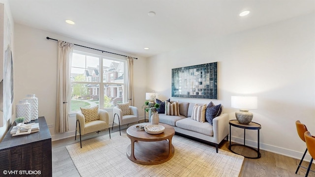 405 Filson St, La Grange, IL 60525 - interior space featuring baseboards, recessed lighting, and wood finished floors