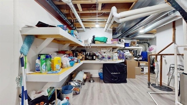 view of storage