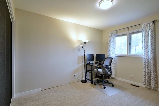 1167 Timberlane Ct, Naperville, IL 60540 - carpeted office with baseboards and visible vents