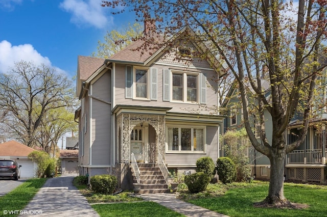 607 Thatcher Ave, River Forest, IL 60305 - victorian house with a shingled roof