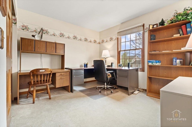 view of office
