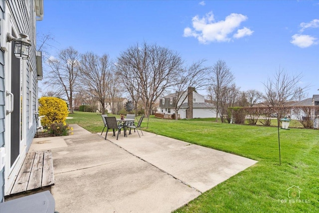 view of patio / terrace featuring outdoor dining area