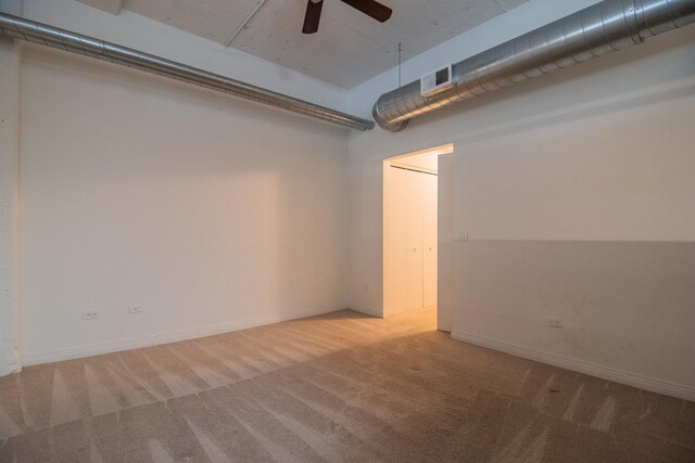 565 W Quincy St Unit 510, Chicago, IL 60661 - interior space with baseboards, visible vents, and ceiling fan