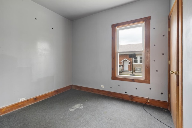7521 S Parnell Ave, Chicago, IL 60620 - empty room with carpet and baseboards