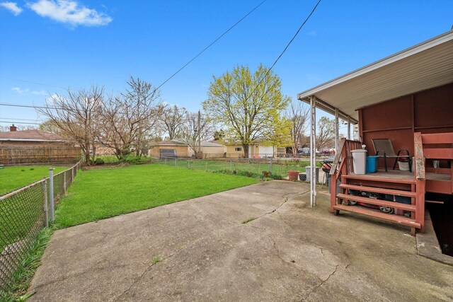 429 Geneva Ave, Bellwood, IL 60104 - view of patio / terrace with a fenced backyard