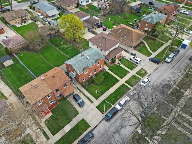 429 Geneva Ave, Bellwood, IL 60104 - drone / aerial view with a residential view