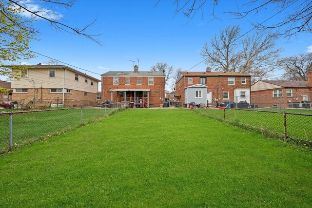 429 Geneva Ave, Bellwood, IL 60104 - view of yard with a fenced backyard