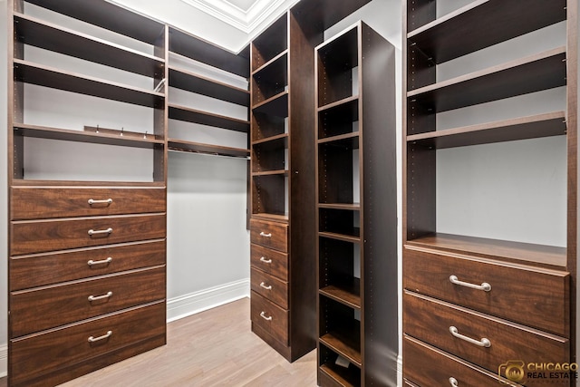 816 W Lill Ave, Chicago, IL 60614 - walk in closet with light wood-type flooring