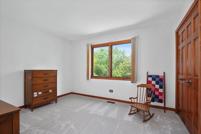 2756 Fox River Ln, Naperville, IL 60565 - living area featuring baseboards and light colored carpet