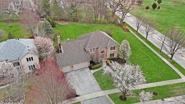 2756 Fox River Ln, Naperville, IL 60565 - view from above of property