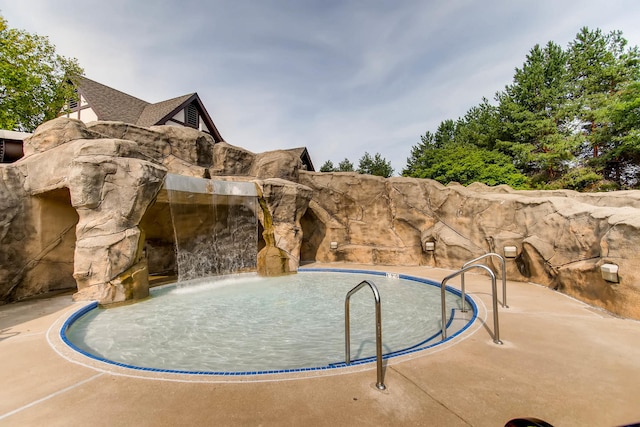 view of pool